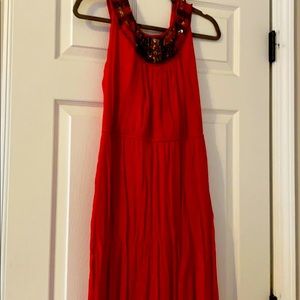 Red Maxi dress